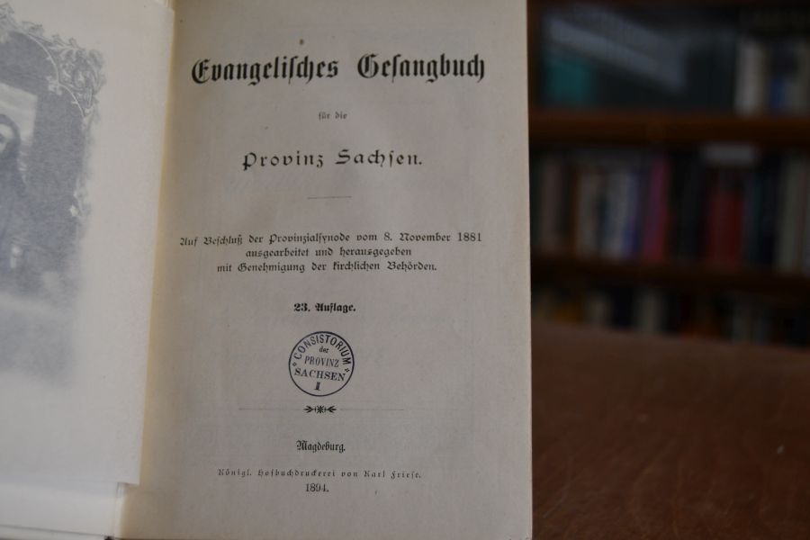 Evangelisches Gesangbuch für die Provinz Sachsen.