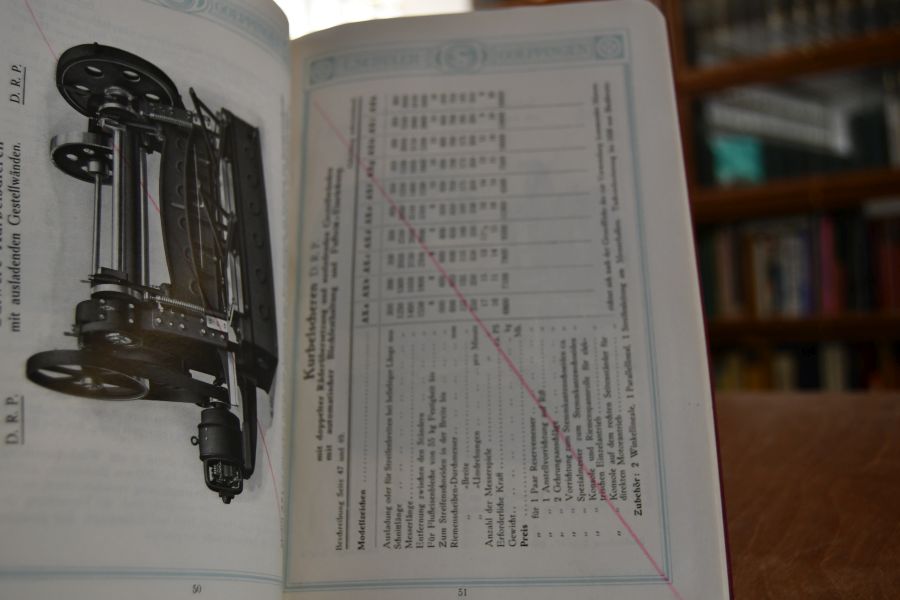 Sonder-Katalog über Scheren. Verkaufskatalog der Louis Schuler Werkzeugmaschinenfabrik Göppingen.