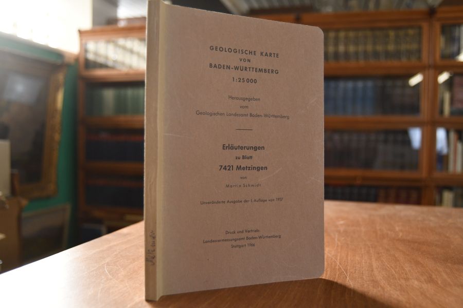 Geologische Karte von Baden Württemberg 125000. Erläuterungen zu Blatt 7421 Metzingen.