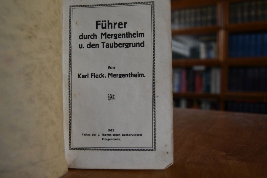 Führer durch Mergentheim und den Taubergrund.