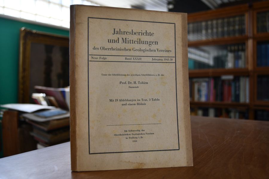Jahresberichte und Mitteilungen des Oberrheinischen Geologischen Vereines, Neue Folge, Band XXXII, Jahrgang 1943/50.