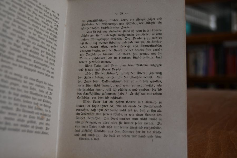 Chronika eines Fahrenden Schülers. Fortgesetzt und vollendet von A. von der Elbe.
