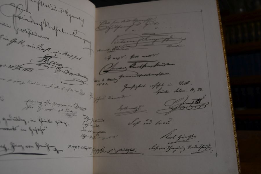 Aus Sturm und Noth. Selbstschriften-Album des Deutschen Reiches.