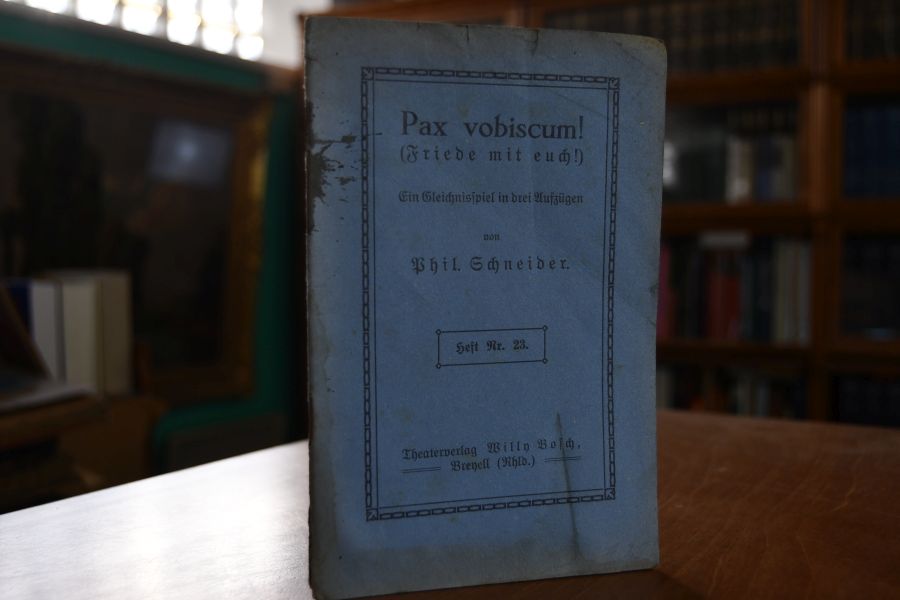 Pax vobiscum! (Friede mit euch!). Ein Gleichnisspiel in drei Aufzügen.