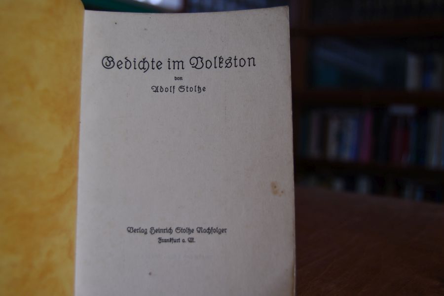 Gedichte im Volkston.