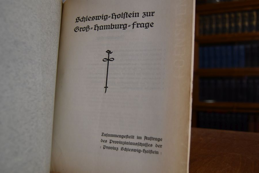 Schleswig-Holstein zur Groß-Hamburg-Frage. Zusammengestellt im Auftrage des Provinzialausschusses der Provinz Schleswig-Holstein.