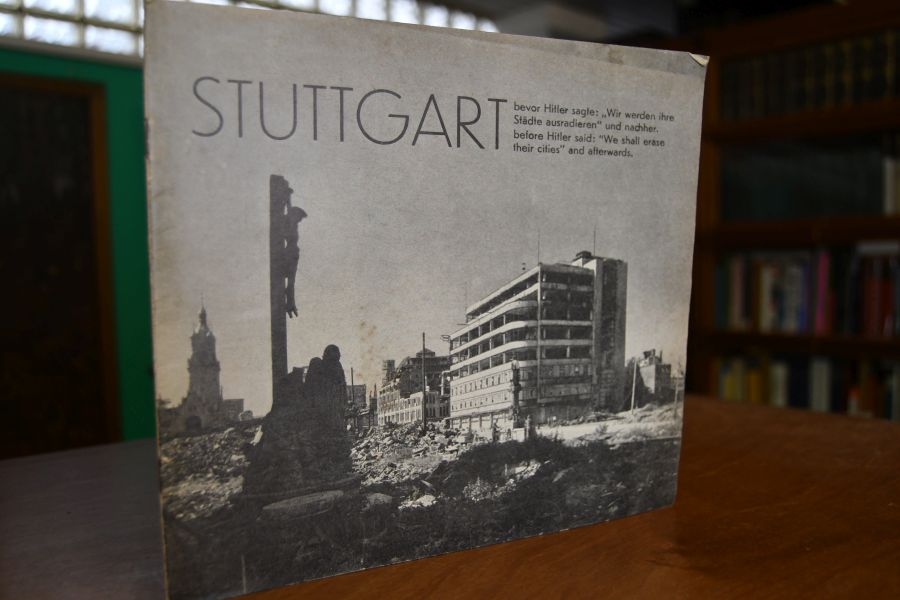 Stuttgart bevor Hitler sagte "Wir werden ihre Städte ausradieren" und nachher.