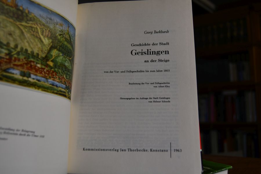 Geschichte der Stadt Geislingen an der Steige Bd. 1+2 (komplett).