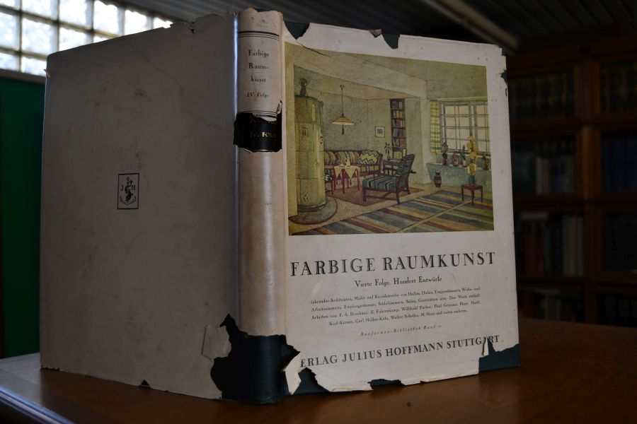 Farbige Raumkunst. Vierte Folge. 100 Entwürfe moderner Künstler.