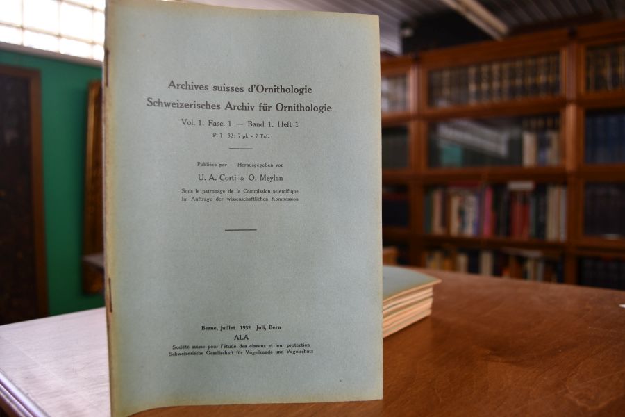Archives suisses d`Ornithologie. Schweizerisches Archiv für Ornithologie Band 1 Heft 1-12, Band 2 Heft 1-4.