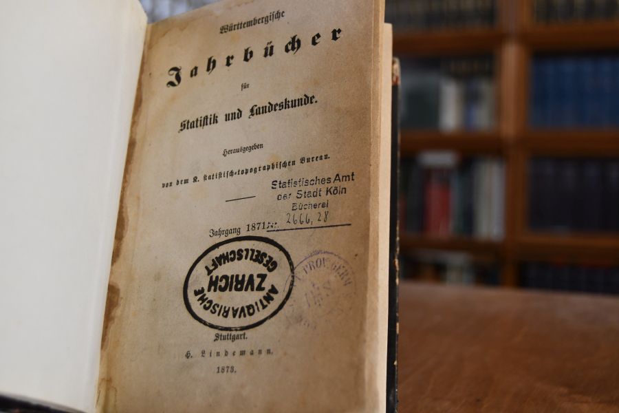 Württembergische Jahrbücher für Statistik und Landeskunde. Jahrgang 1871.