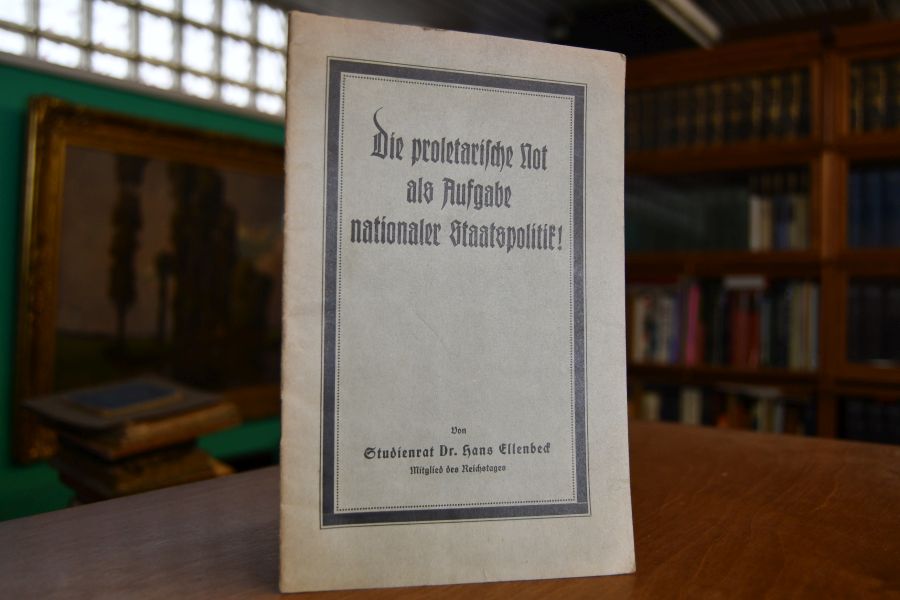 Die proletarische Not als Aufgabe nationaler Staatspolitik!