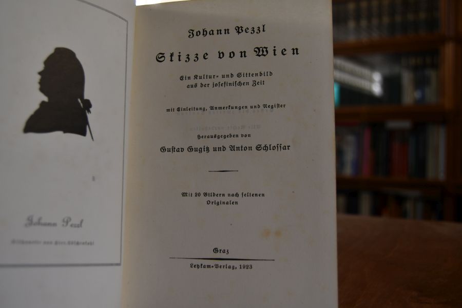 Skizze von Wien. Ein Kultur- und Sittenbild aus der josefinischen Zeit mit Einleitung, Anmerkungen und Register.