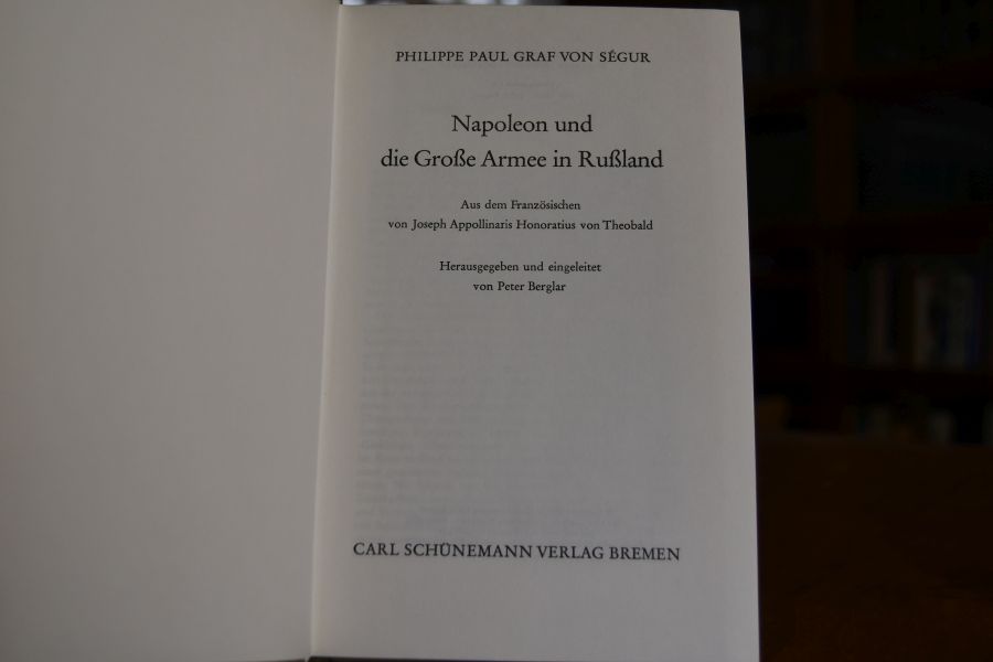 Napoleon und die Große Armee in Rußland.