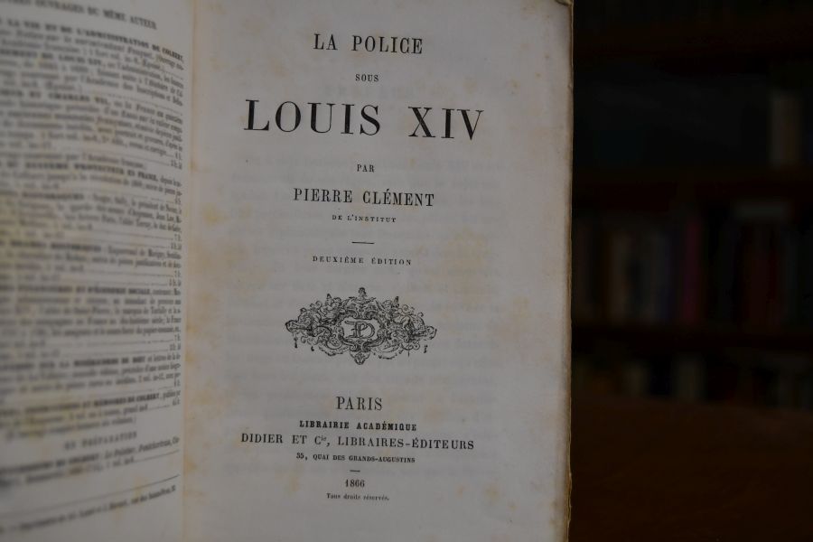 La police sous Louis XIV.