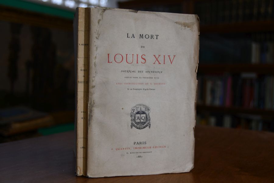 La Mort de Louis XIV. Journal des Anthoine. Publie pour la premiere fois. Avec introduction de E. Drumont et un Frontinspice d`apres Cochin.