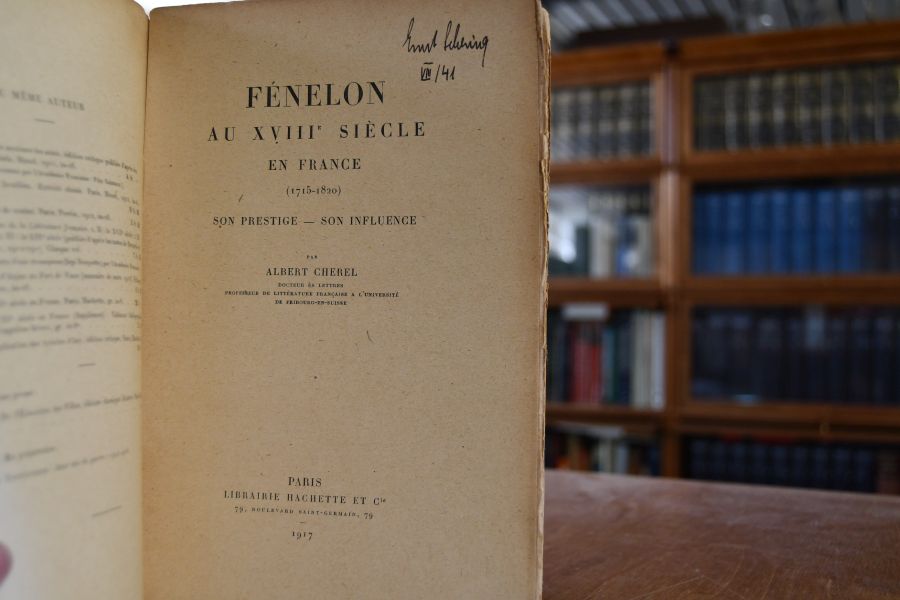 Fenelon au XVIIIe Siecle en France (1715-1820). Son Prestige - son Influence.