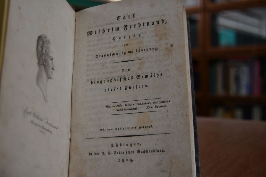 Carl Wilhelm Ferdinand Herzog zu Braunschweig und Lüneburg. Ein biographisches Gemälde dieses Fürsten.