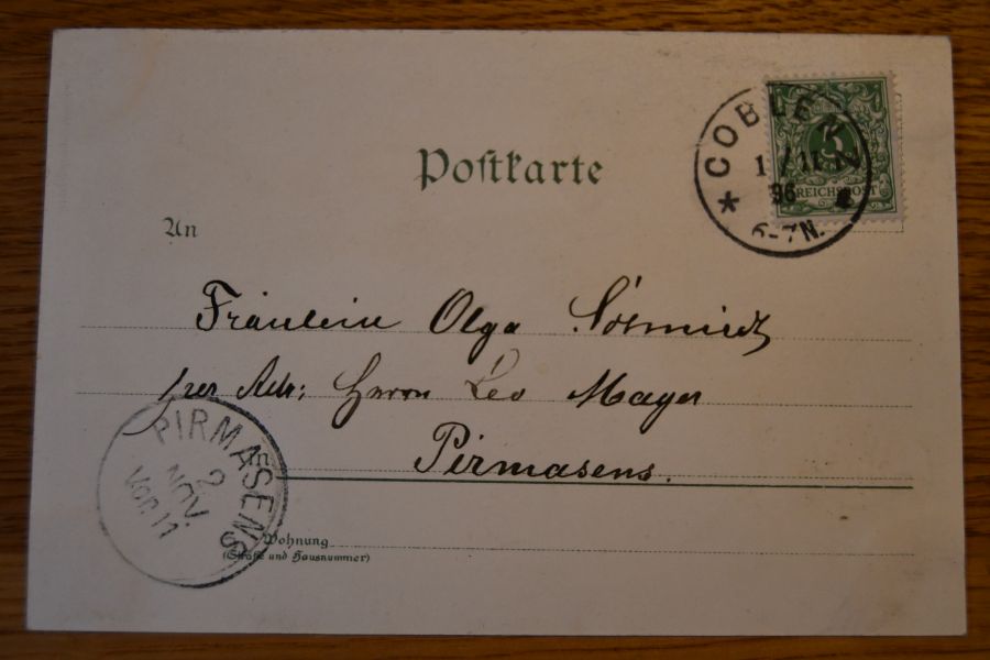 Litho. Gruss aus Coblenz.