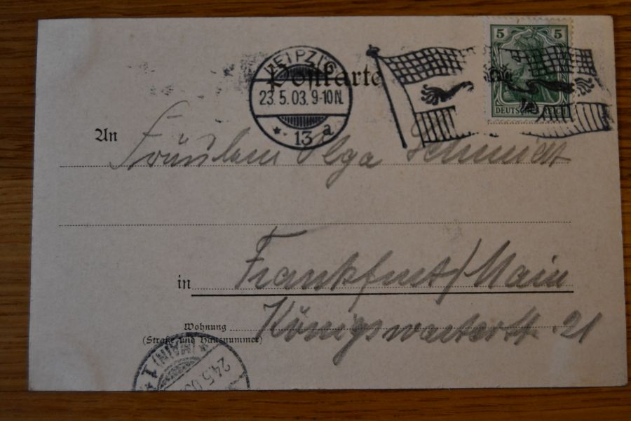 Gruss aus Leipzig. Buchhändler-Börse.