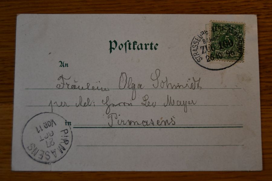 Litho. Gruss aus Strassburg.