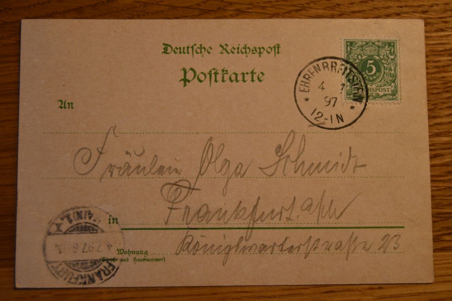 Litho. Gruss aus Coblenz-Ehrenbreitstein.