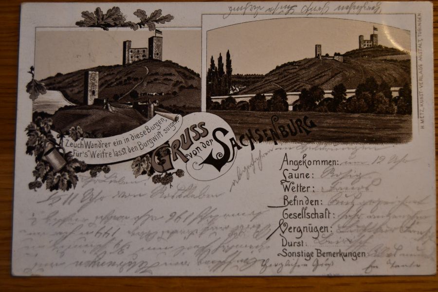 Gruß von der Sachsenburg.