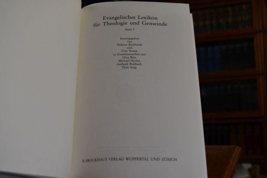Evangelisches Lexikon für Theologie und Gemeinde. Bde. 1-3 (komplett).