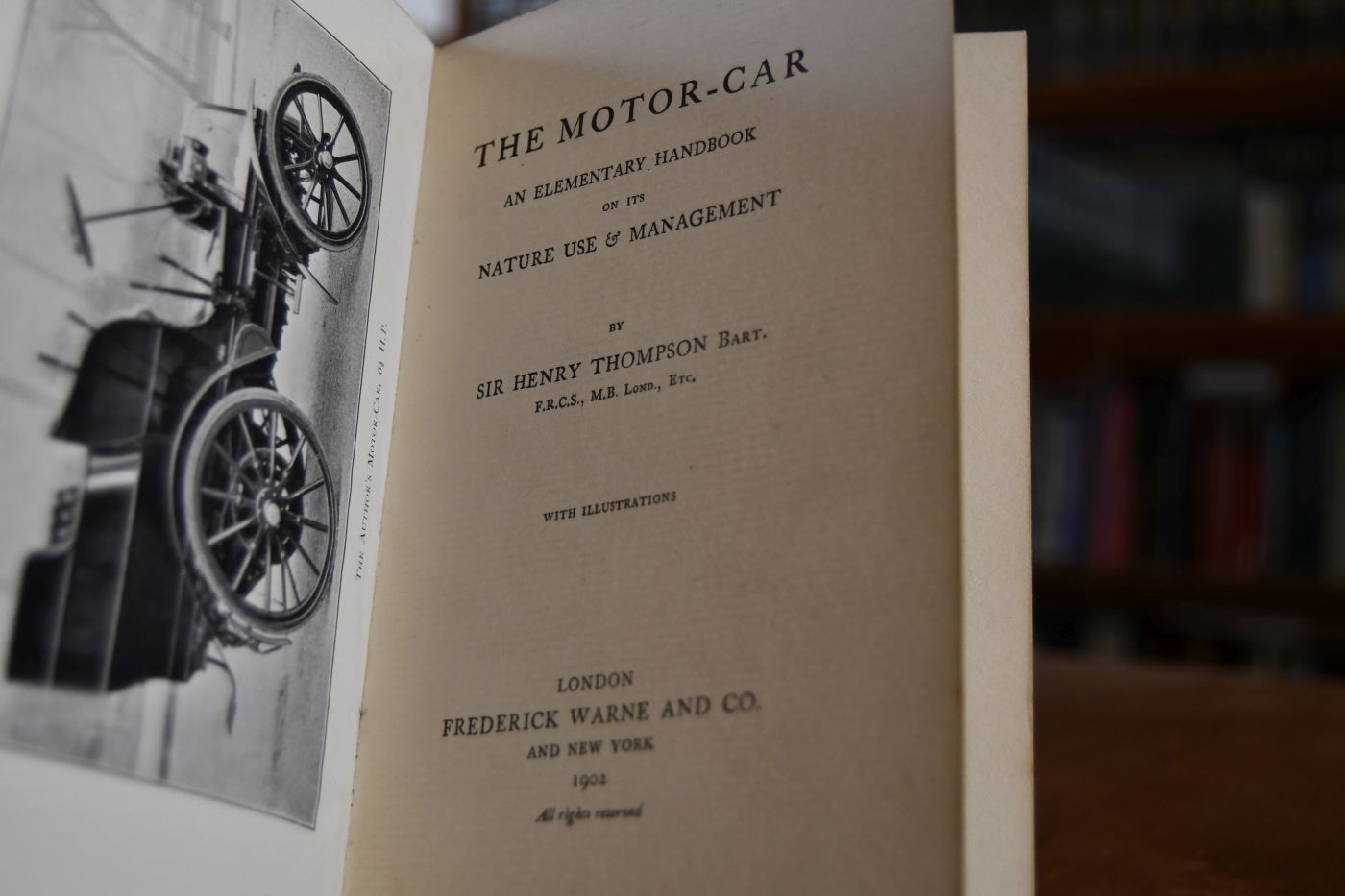 The Motor-Car. An elementary handbook on its Nature Use & Management