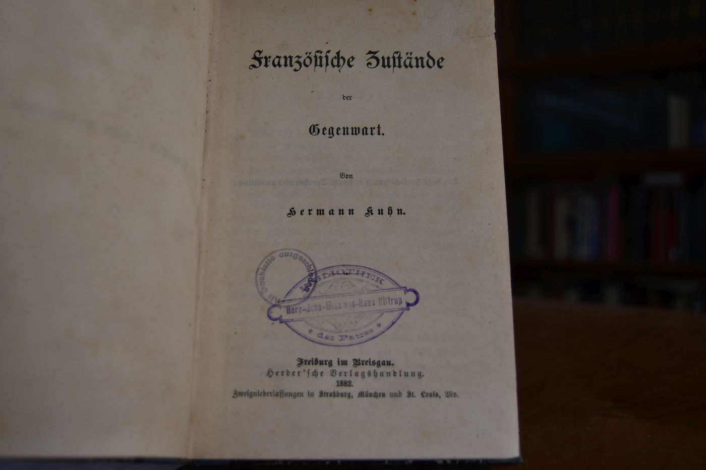 Französische Zustände der Gegenwart.