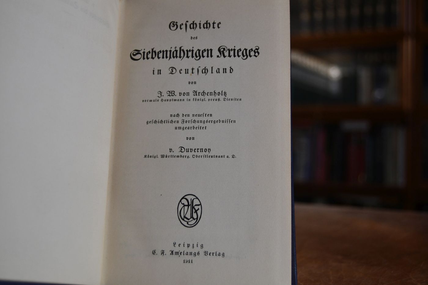 Geschichte des Siebenjährigen Krieges in Deutschland.