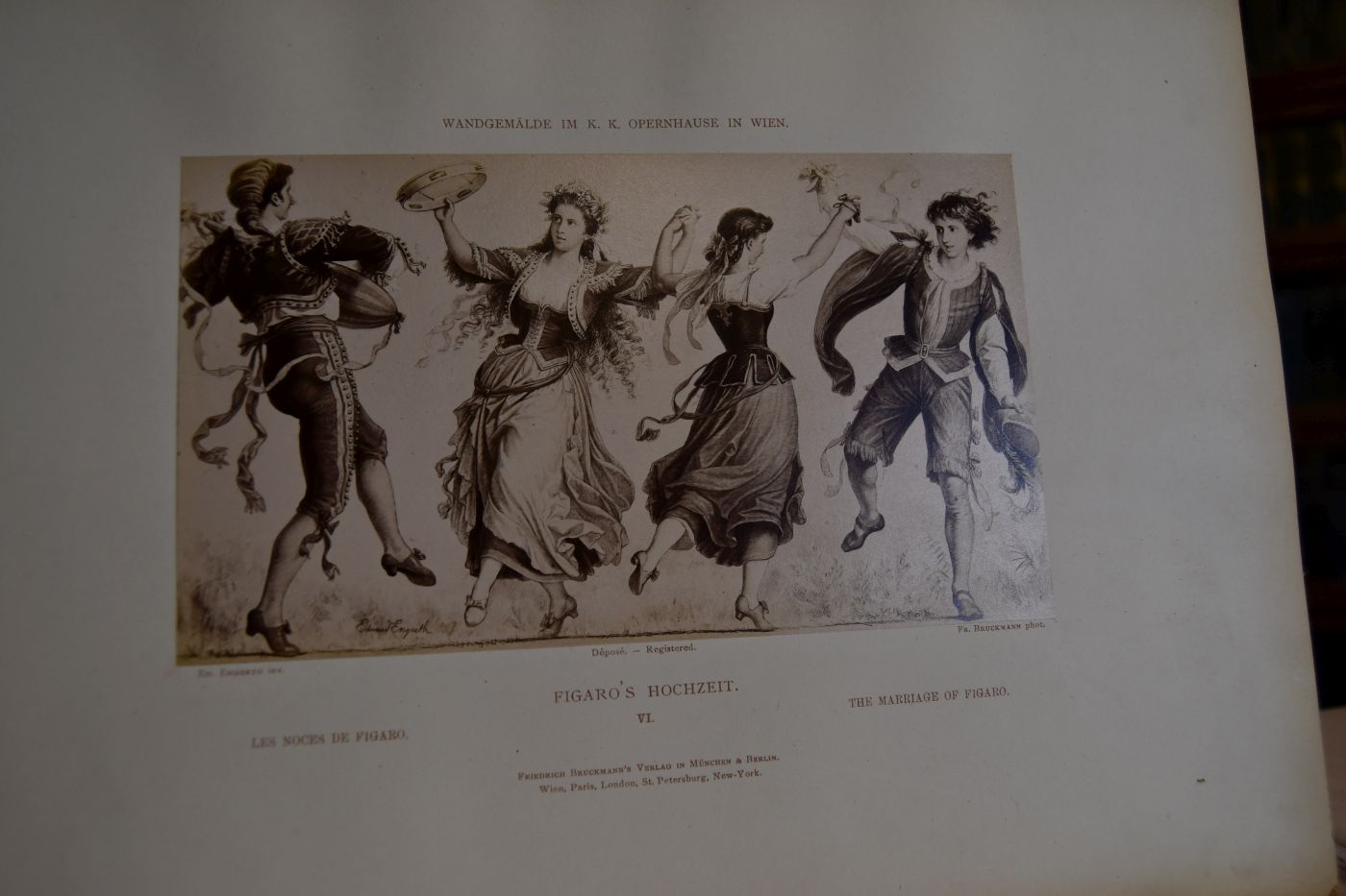 Figaro`s Hochzeit. Sieben Compositionen im Hof-Salon des K. K. Opernhauses in Wien.