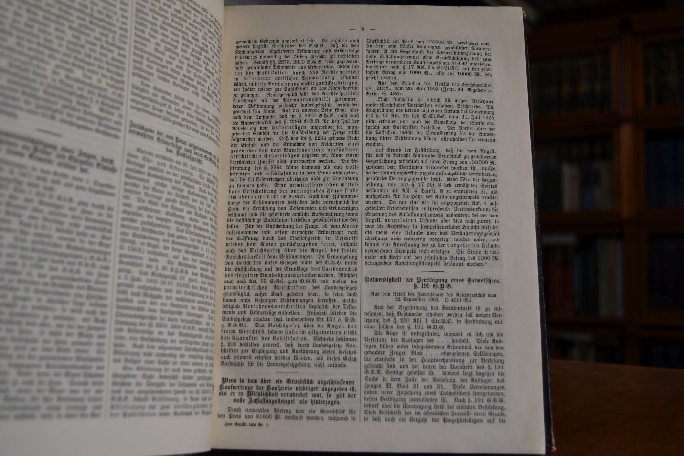 Bureau-Blatt für gerichtliche Beamte. 52. Jahrgang 1904.
