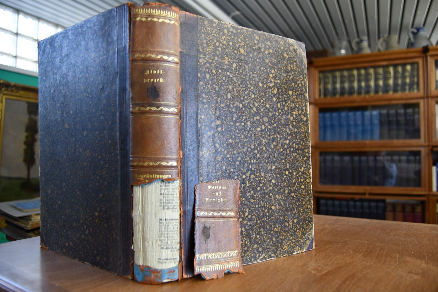 Zusammenstellung des Entwurfs einer Civilprozeß-Ordnung mit den Beschlüssen der Kommission Und andere Dokumente (auch verschiedene Drucksachen des Reichstages und des Bundesrates aus dem Jahr 1876.
