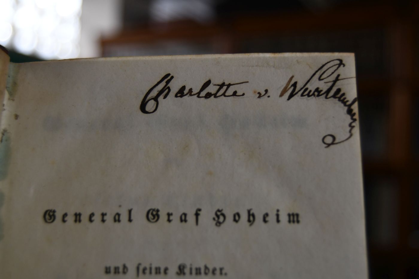 General Graf Hoheim und seine Kinder. Ein Briefwechsel.