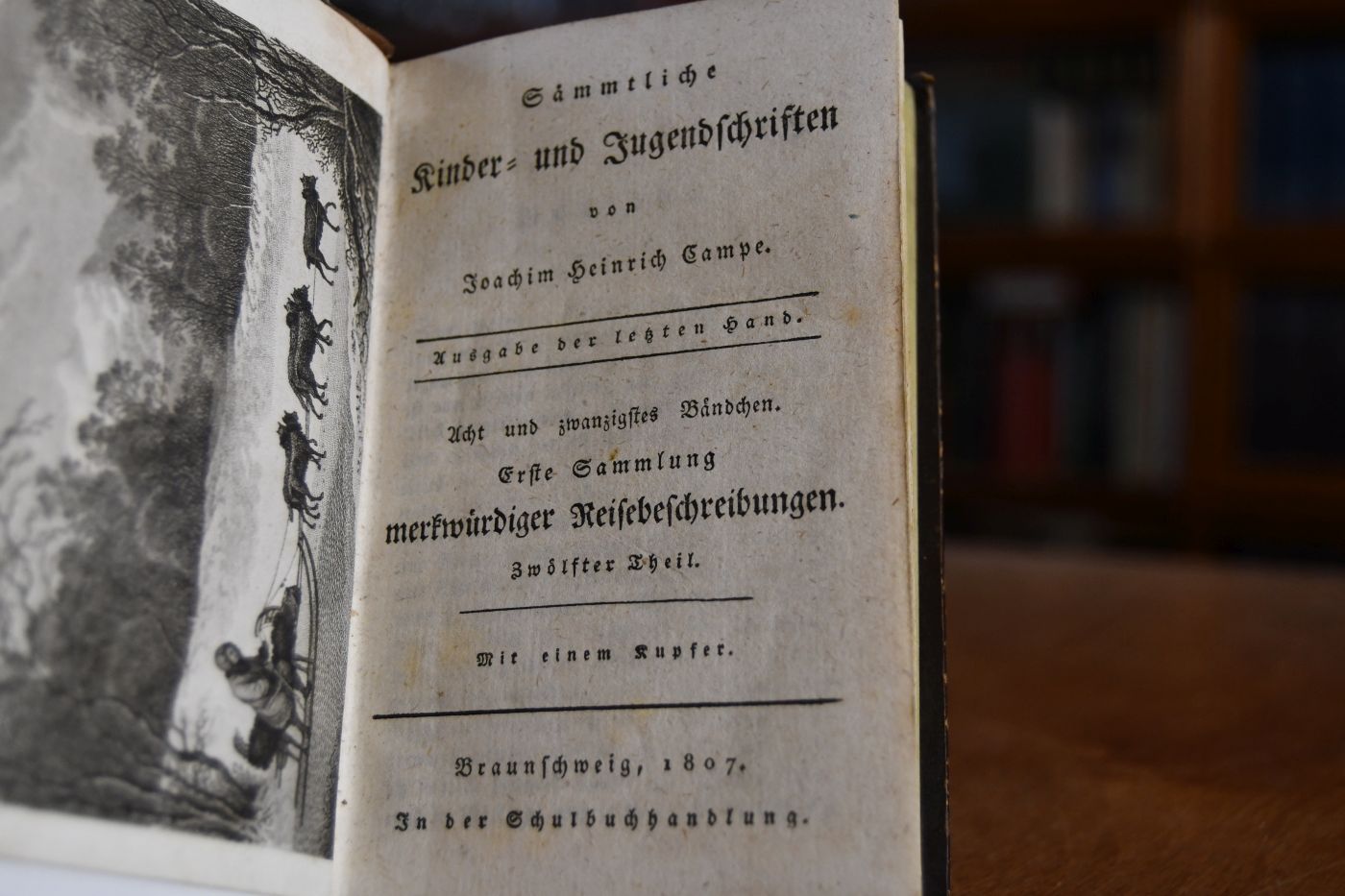 Sämmtliche Kinder- und Jugendschriften. 28. Bändchen. Erste Sammlung merkwürdiger Reisebeschreibungen. Zwölfter Theil Herrn von Lesseps Reise durch Kamtschatka und Sibirien im Jahr 1788.