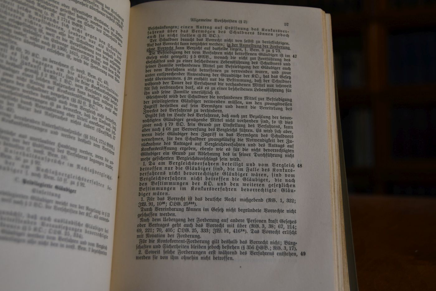 Kommentar zum Gesetz über den Vergleich zur Abwendung des Konkurses (Vergleichsordnung) vom 5. Juli 1927.