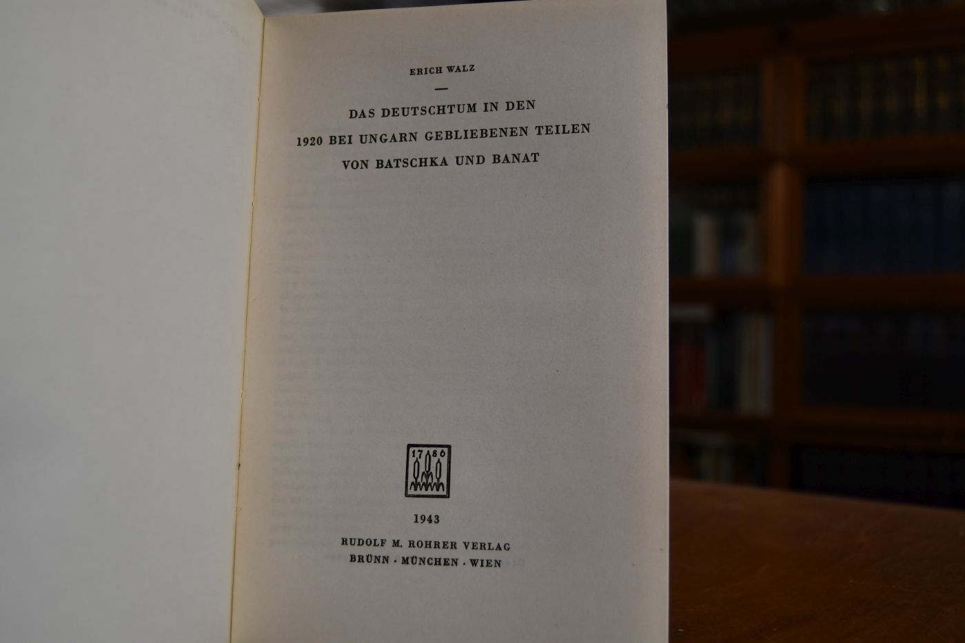 Das Deutschtum in den 1920 bei Ungarn gebliebenen Teilen von Batschka und Banat.