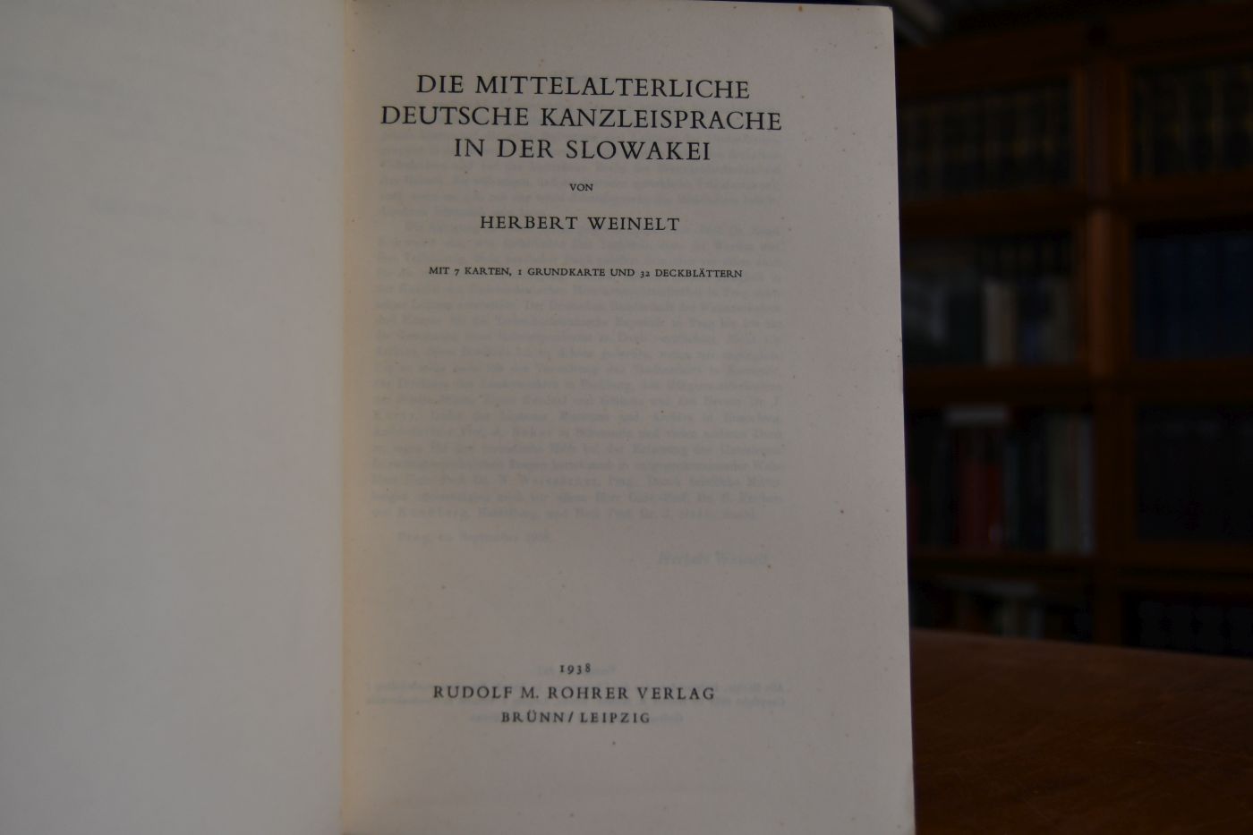 Die mittelalterliche deutsche Kanzleisprache in der Slowakei.