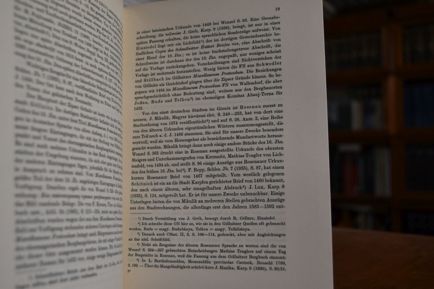 Die mittelalterliche deutsche Kanzleisprache in der Slowakei.