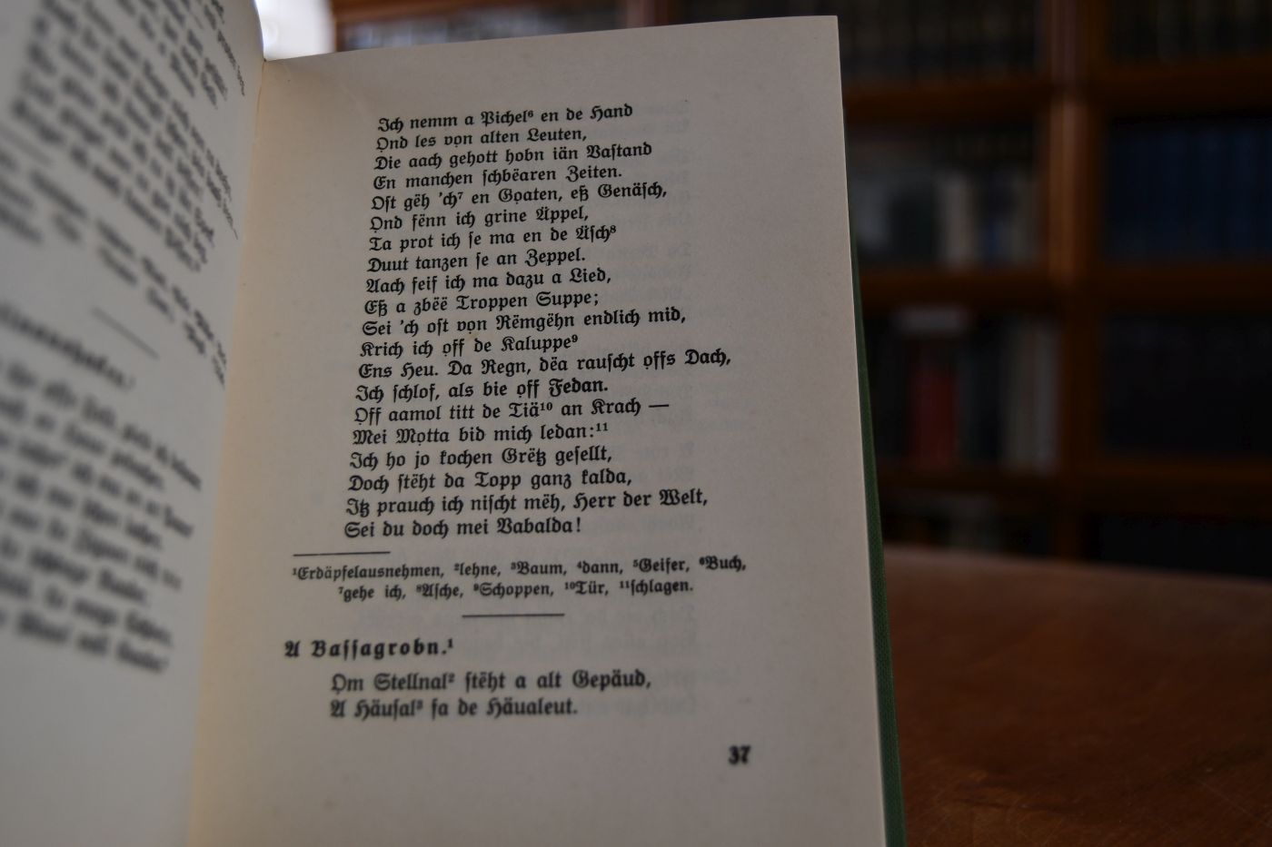 Iba Peag ond Tol. Grendla Gedichtechen von Franz Ratzenberger.