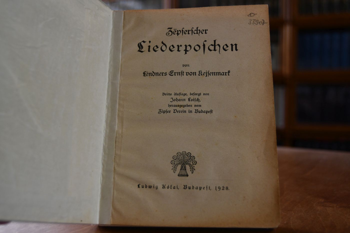 Zepserscher Liederposchen von Lendners Ernst von Kejsenmark