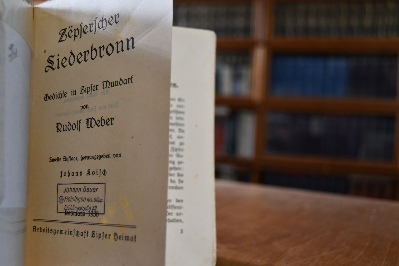Zepserscher Liederbronn. Gedichte in Zipser Mundart.