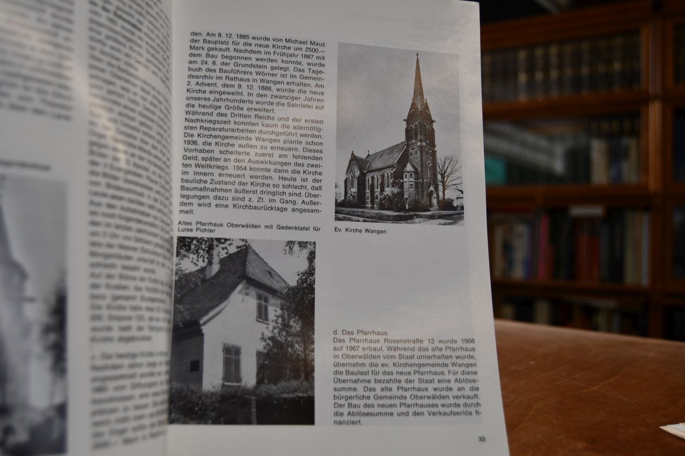 Festschrift 700 Jahre Wangen. Festtage vom 21. Juni bis 1. Juli 1974.
