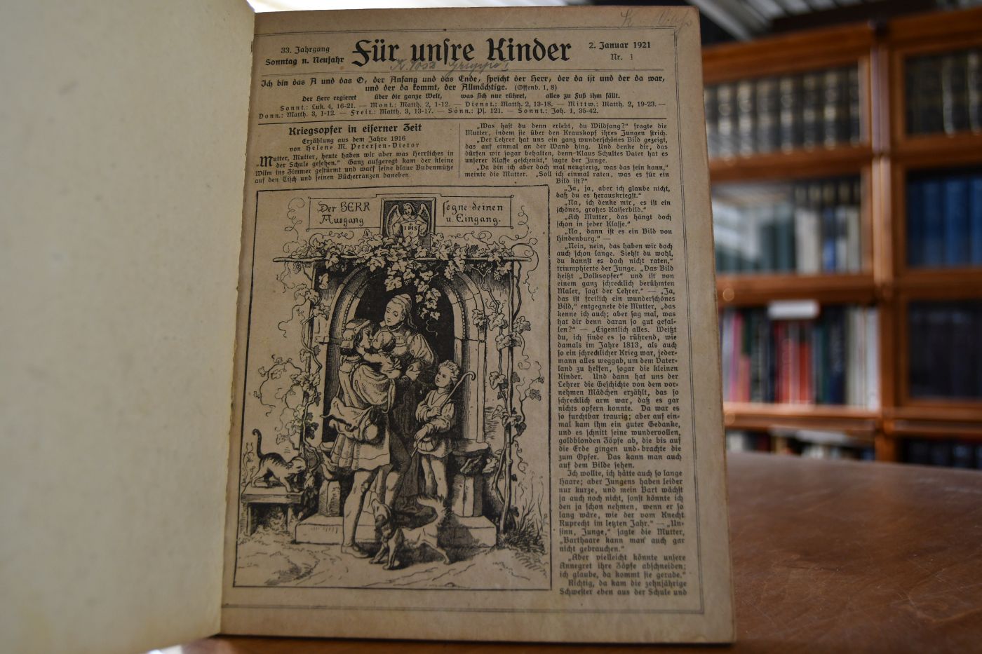 Für unsere Kinder. 31. Jahrgang 1921 (ohne die Nr. 47+48).