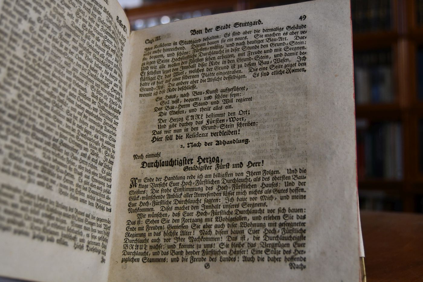 Historische Beschreibung des Herzogthums Würtemberg und aller desselben Städte, Clöster und darzu gehörigen Aemter, nach deren ehmaligen Besitzern, Schicksalen und sowohl Historischen, als Natur-Merkwürdigkeiten, Nebst einigen das Teutsche Bürgerliche-, Lehen- und Staats-Recht erläuternden Anmerkungen, und zum Beweiß dienenden Kupfferstichen.