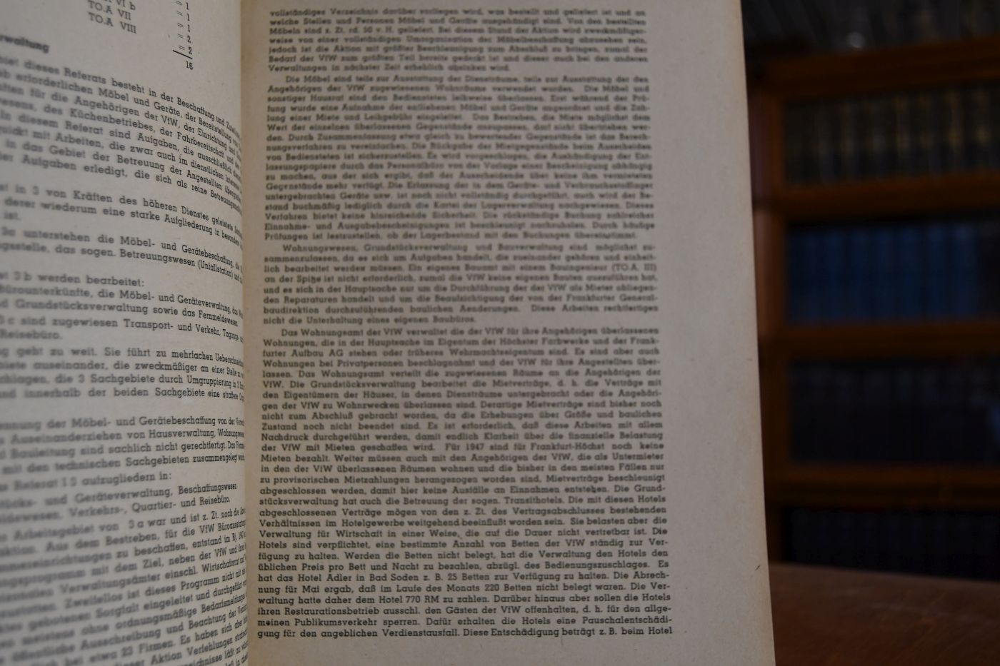 Bericht der von der Verwaltung für Finanzen bestimmten Kommission über die Prüfung der Verwaltung für Wirtschaft des Vereinigten Wirtschaftsgebiets. Material zum Haushaltsplan 1948.