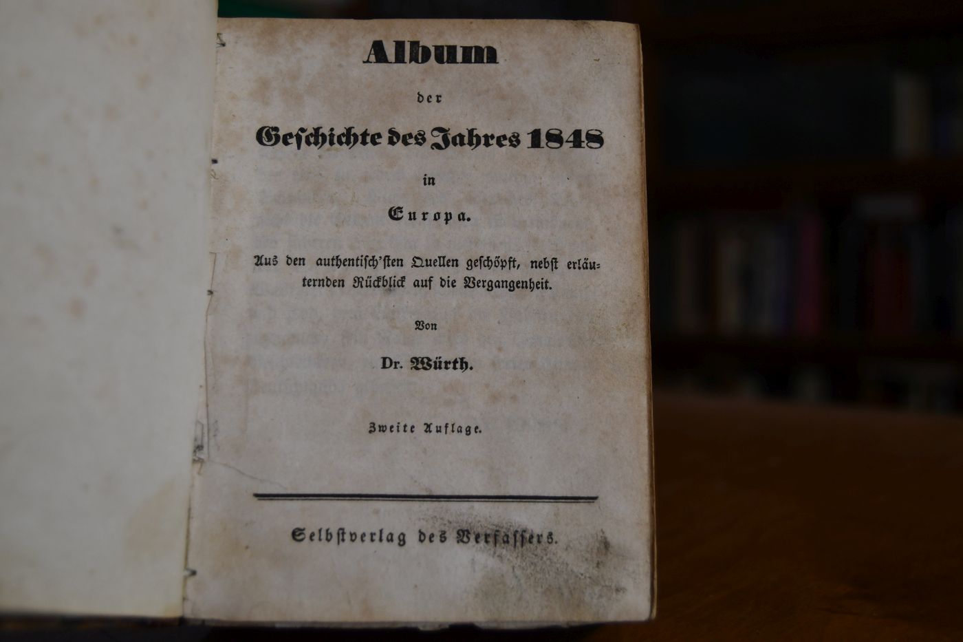 Album der Geschichte des Jahres 1848 in Europa. 1. Band (apart)