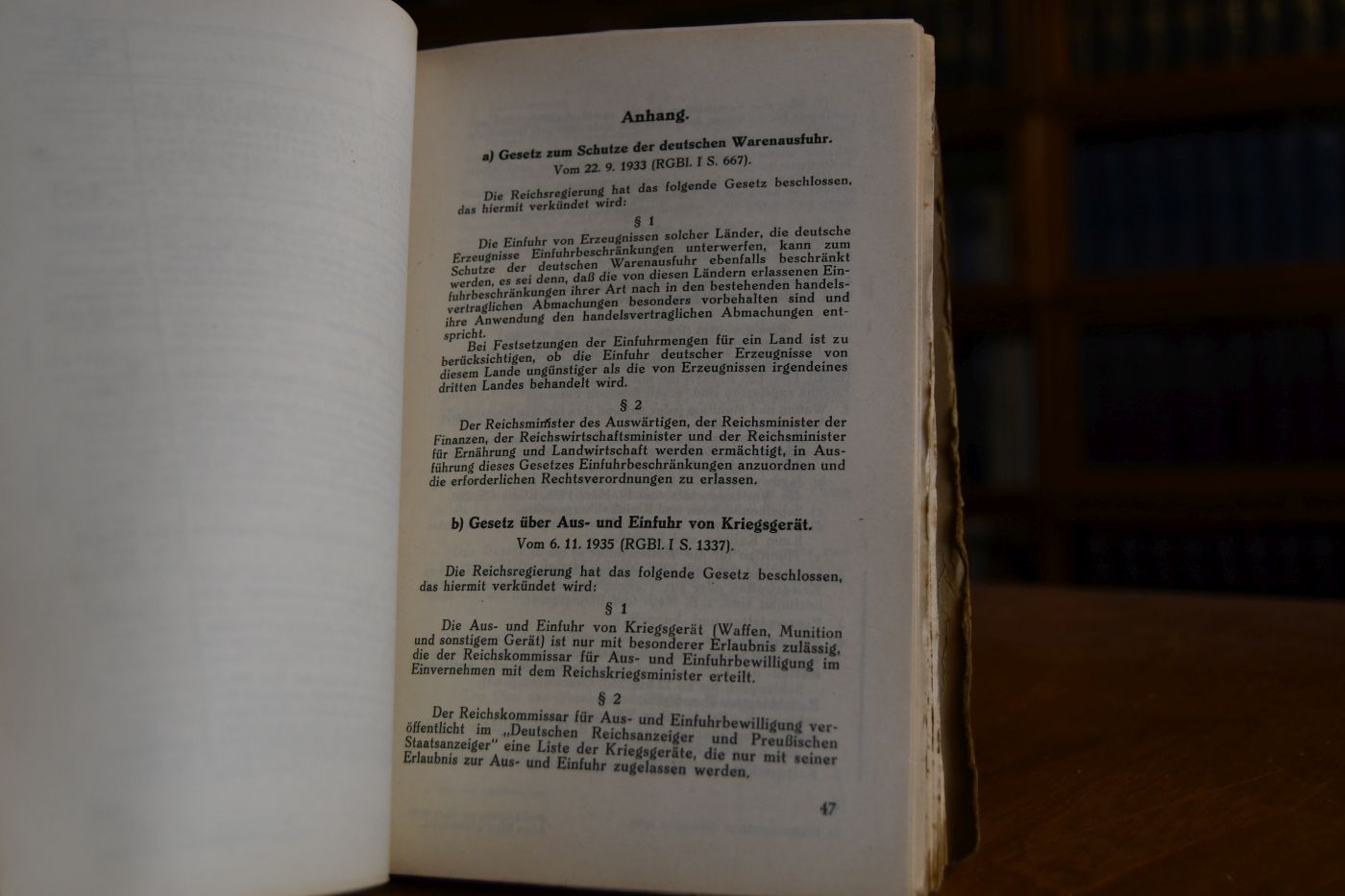 Aus- und Einfuhrverbote des Deutschen Reichs nach dem Gesetz über Aus- und Einfuhrverbote vom 25. März 1939, Durchfuhrverbote, Devisenpolitische Abfertigungsverbote, Liste und Zuständigkeit der Reichsstellen zur Überwachung und Regelung des Warenverkehrs,