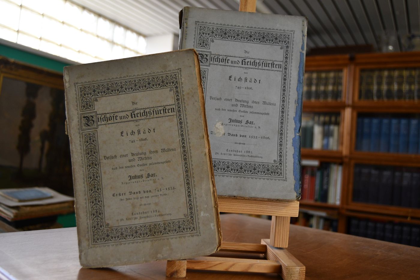Die Bischöfe und Reichsfürsten von Eichstädt 745 - 1806. Versuch einer Deutung ihres Waltens und Wirkens nach den neuesten Quellen zusammengestellt.
